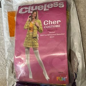 Clueless Cher Halloween costume size large. NEW